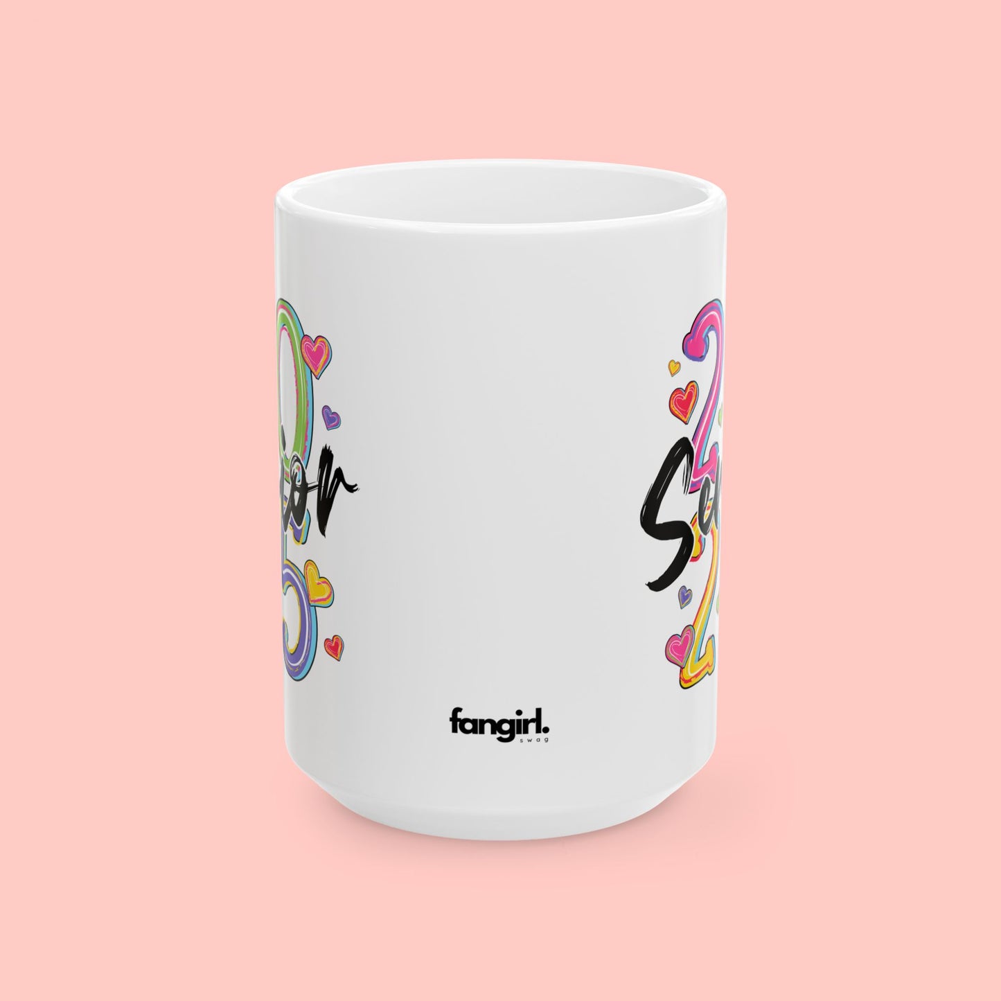 SENIOR 2025 NEON MUG - CERAMIC