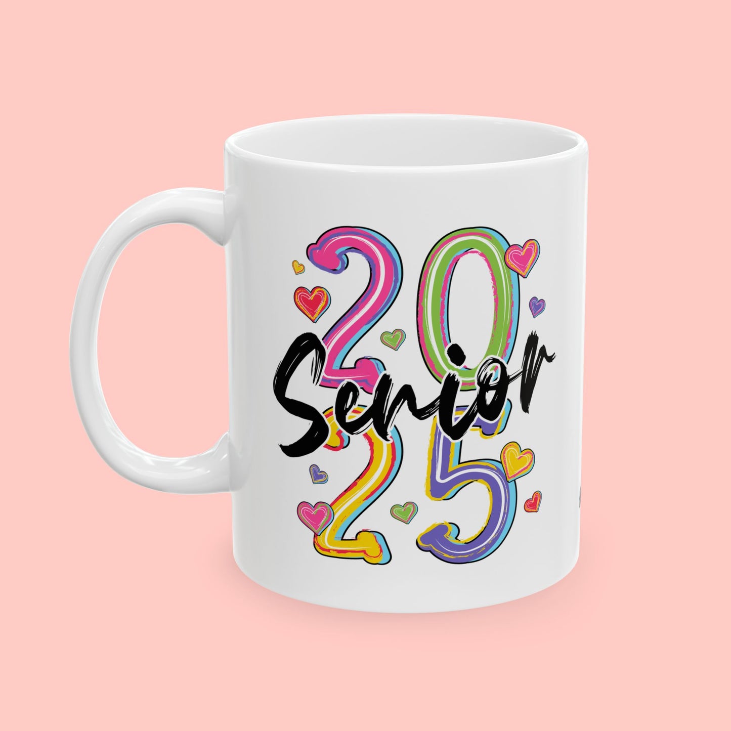 SENIOR 2025 NEON MUG - CERAMIC