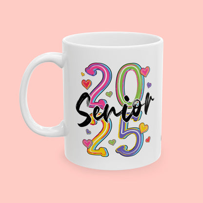 SENIOR 2025 NEON MUG - CERAMIC