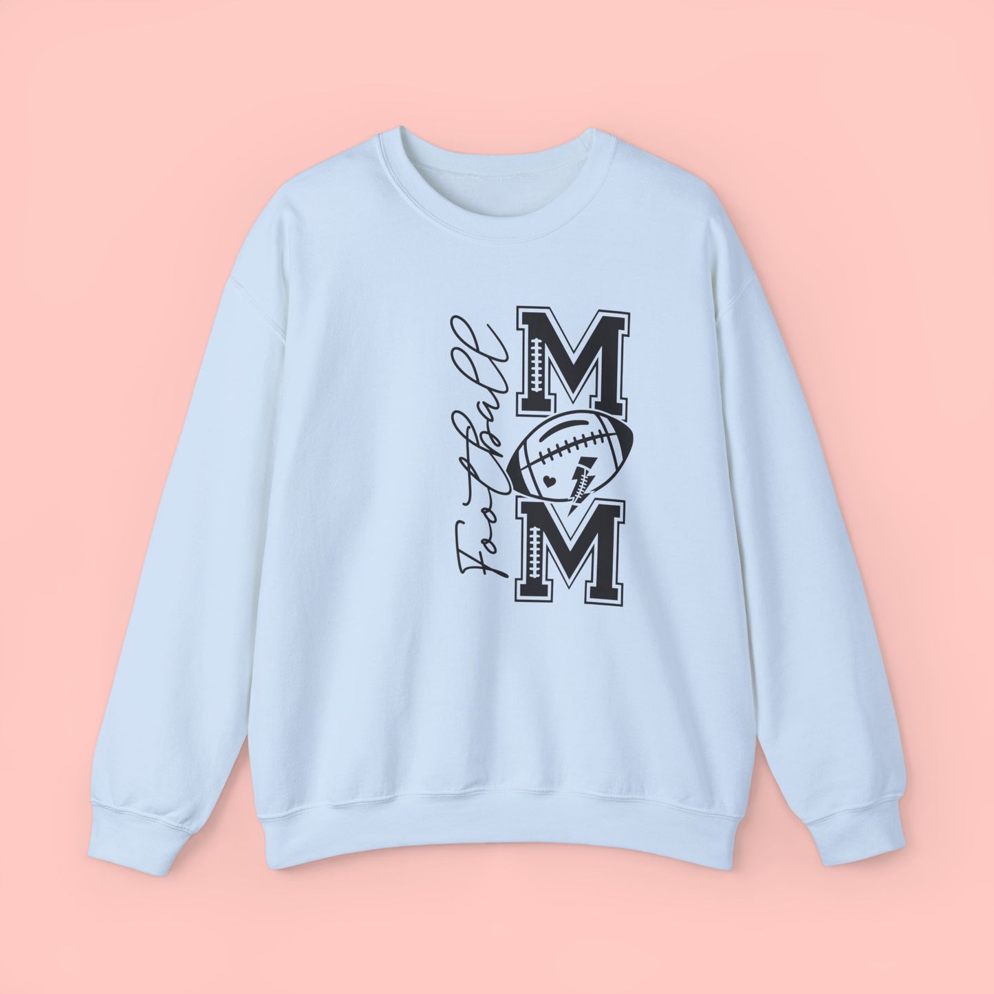 FOOTBALL MOM CREWNECK SWEATSHIRT