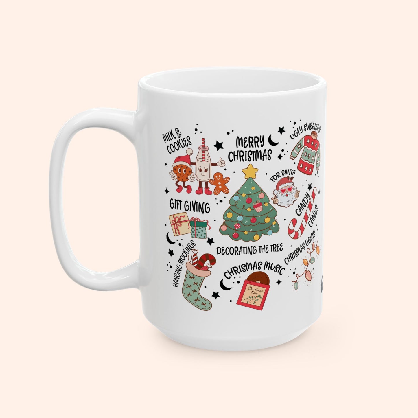 CHRISTMAS COLLAGE - CERAMIC MUG