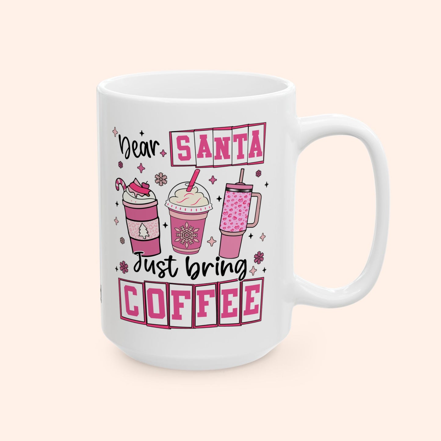 SANTA, BRING COFFEE - CERAMIC MUG - FANGIRL SWAG