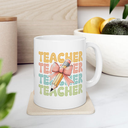 COQUETTE TEACHER - CERAMIC MUG (11oz, 15oz)