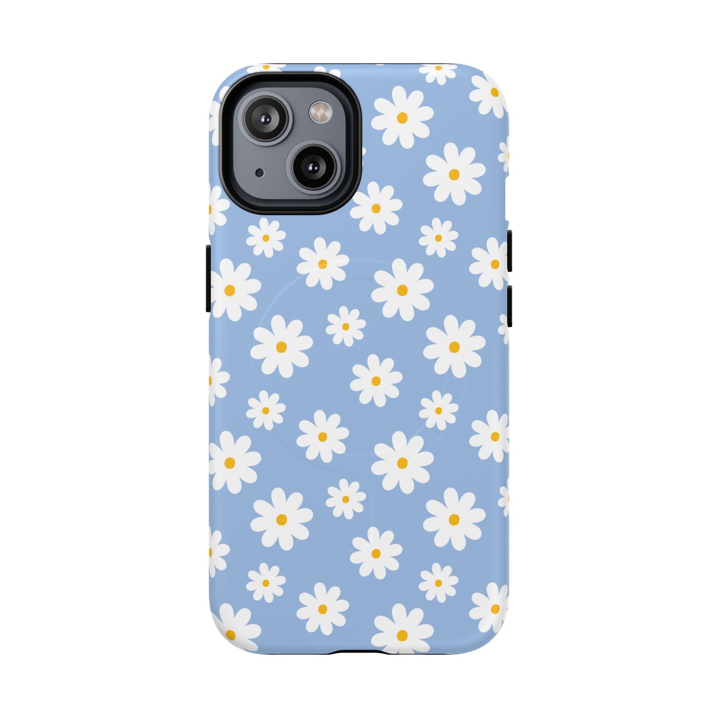 Daisy Floral Magnetic Phone Case, Tough Protective Cover, Spring Accessories, Flower Lover Gift, Cute Case for Her - FANGIRL SWAG