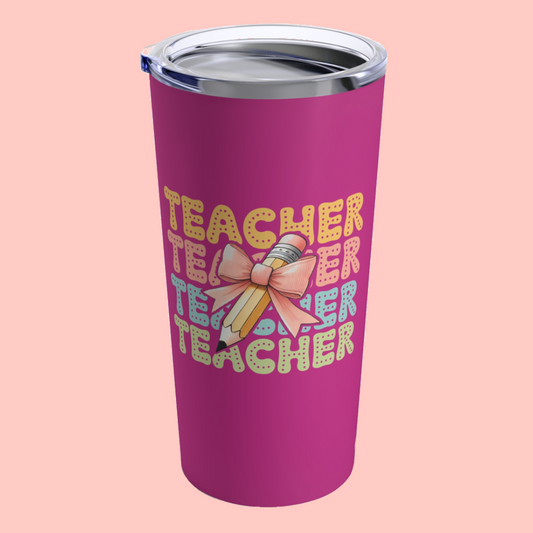 COQUETTE TEACHER - 20 OZ INSULATED TUMBLER
