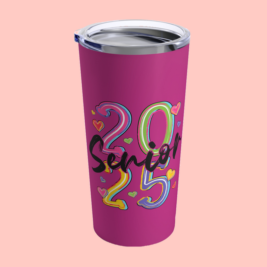 SENIOR 2025 NEON - 20 OZ INSULATED TUMBLER