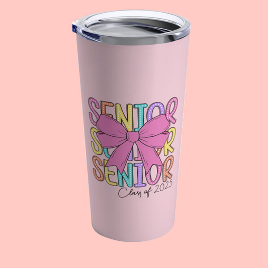 CLASS OF 2025 COQUETTE TUMBLER - 20 OZ INSULATED TUMBLER