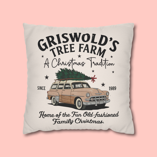 GRISWOLD'S TREE FARM PILLOW