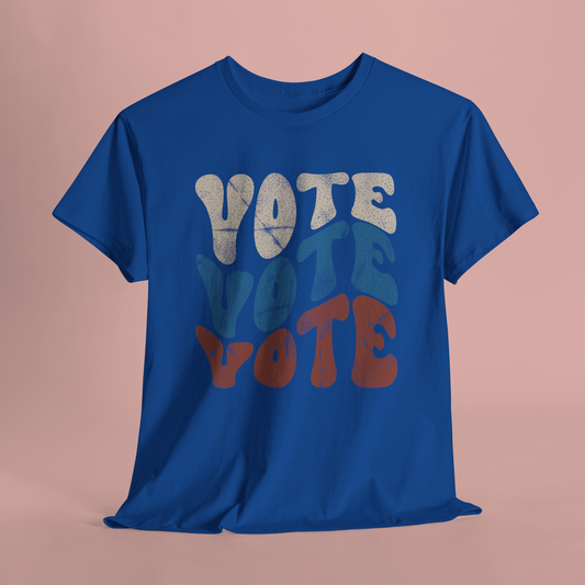 VOTE VOTE VOTE HEAVY COTTON TEE