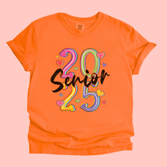 SENIOR 2025 NEON TEE