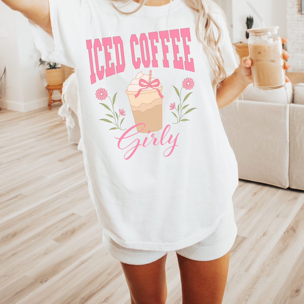 ICED COFFEE GIRLY TEE