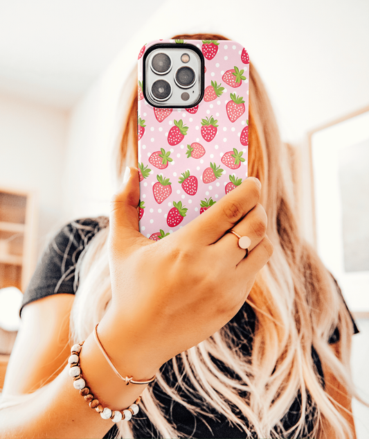 STRAWBERRY PATCH PHONE CASE